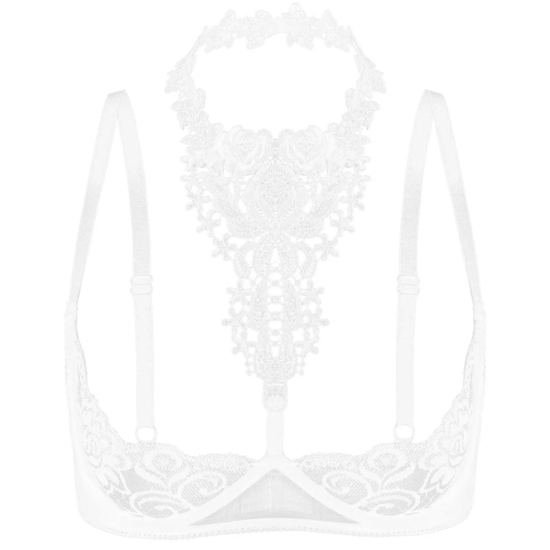 Sujetador Halter Transparente 