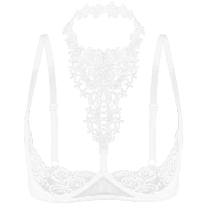 Sujetador Halter Transparente 