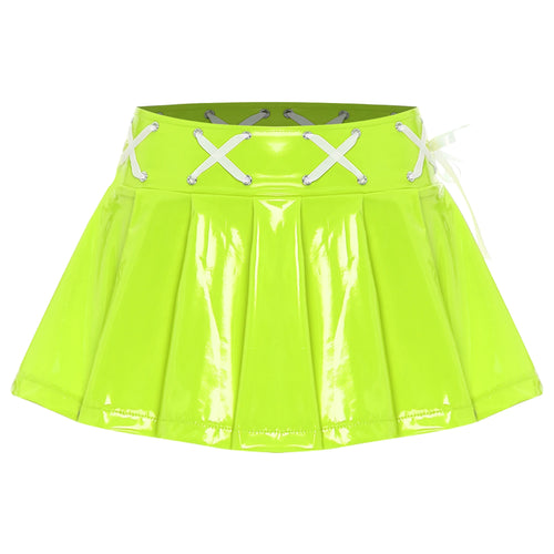 Minifalda con cordones 