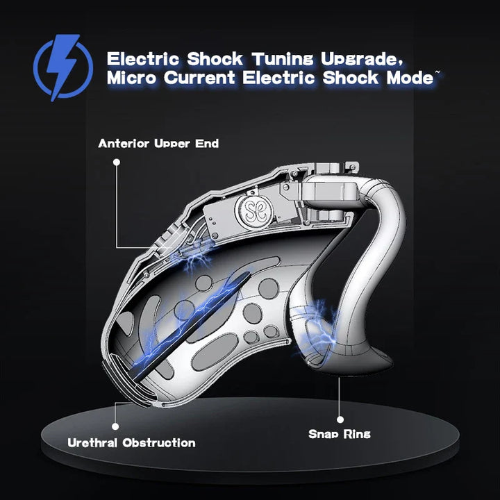 Jaula de castidad con control remoto inteligente Cagio™
