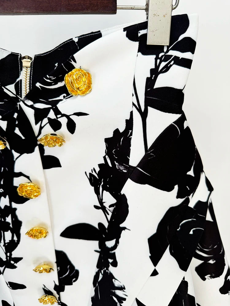 Falda de rosa de metal