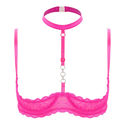 Sujetador sexy con cuello halter 