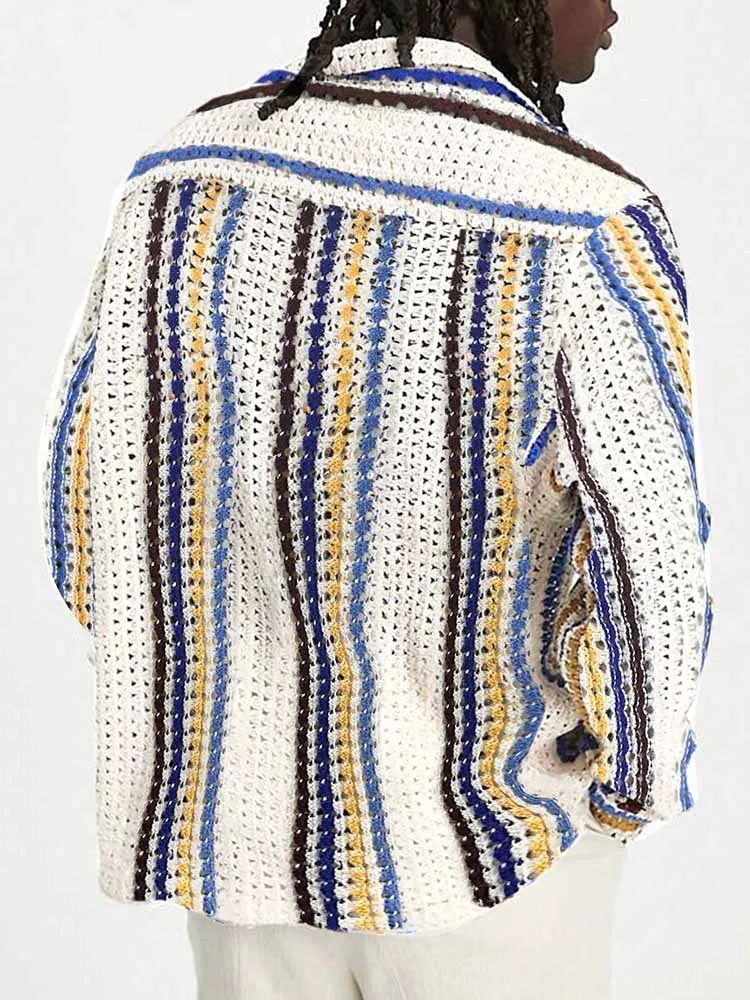 Camisa larga de punto