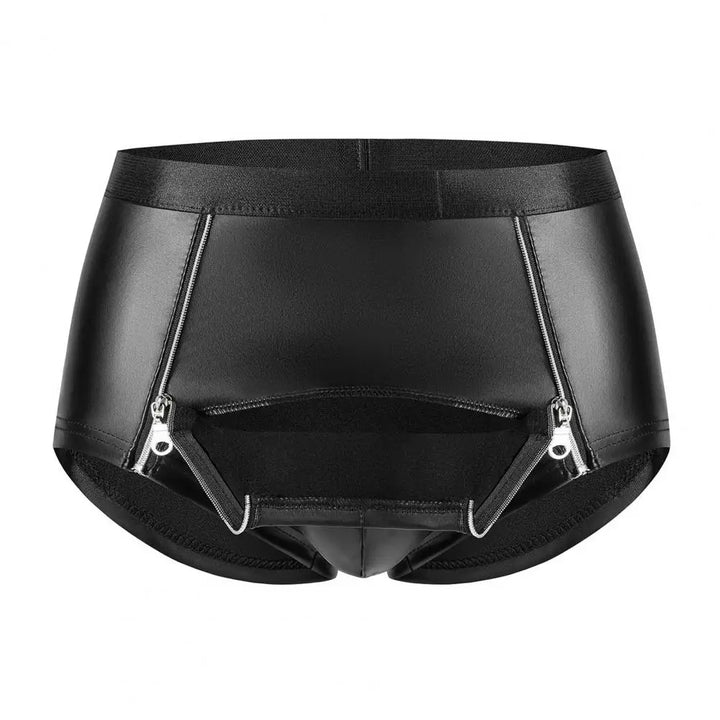 Ropa interior masculina con cremalleras