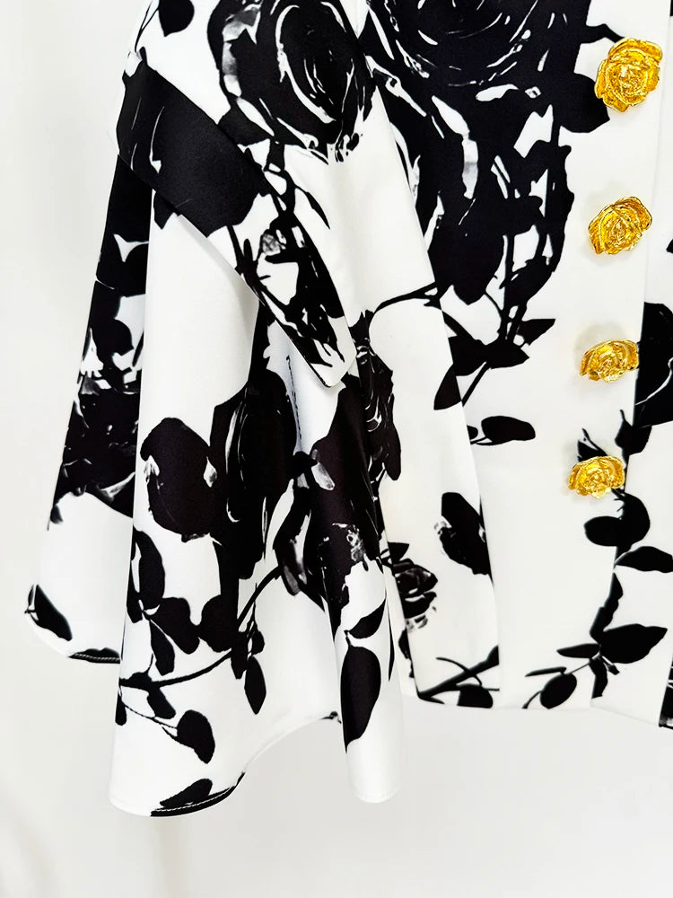 Falda de rosa de metal