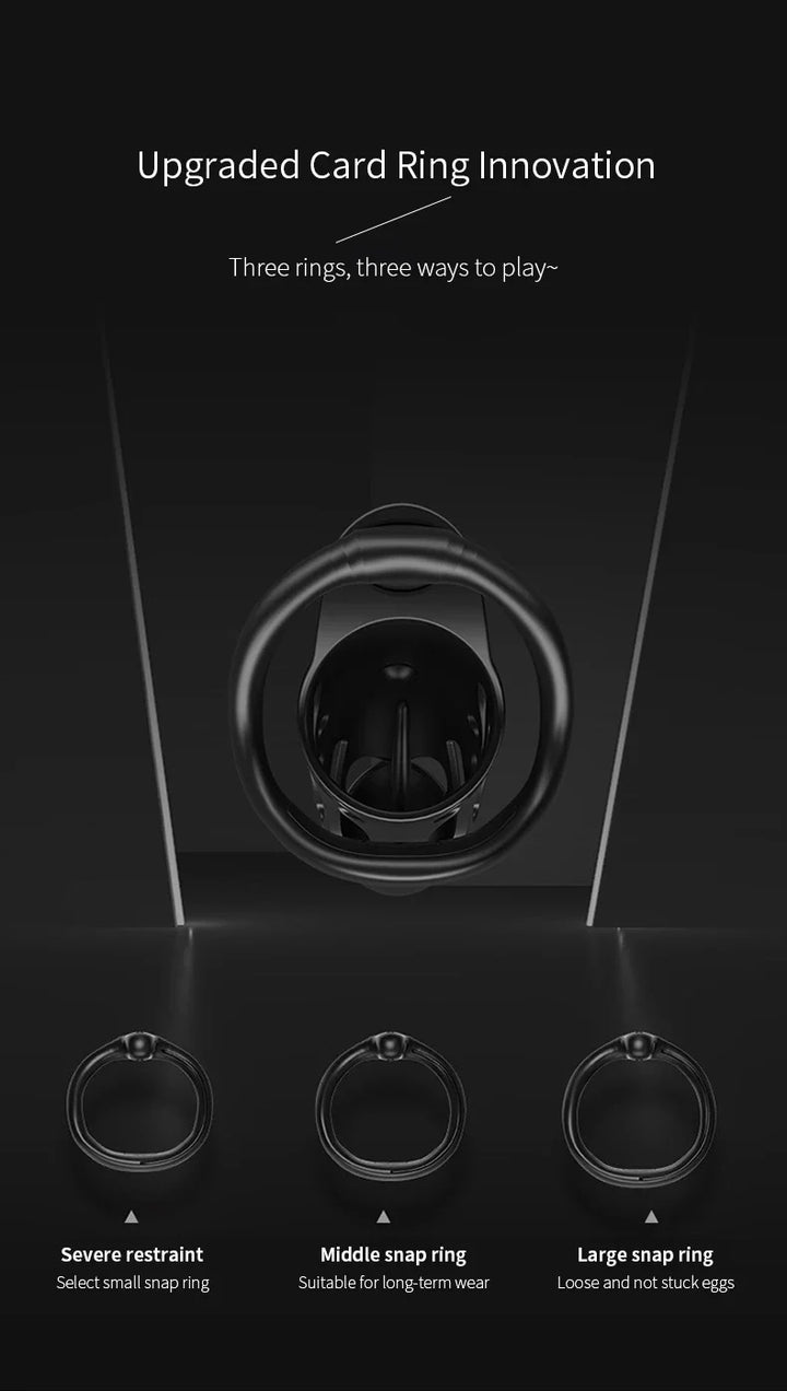 Jaula de castidad con control remoto inteligente Cagio™