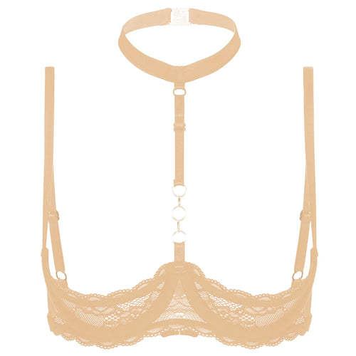 Sujetador sexy con cuello halter 