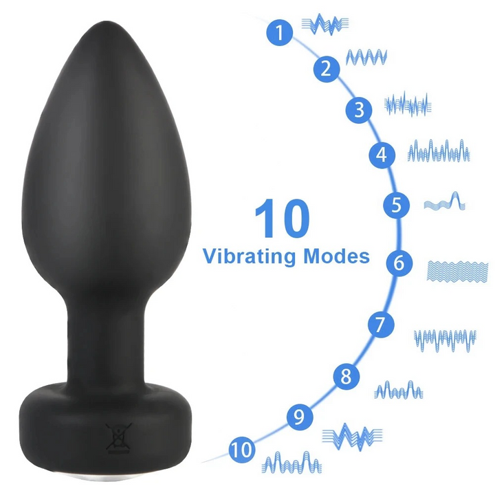 10-Speed Remote Anal Vibrator