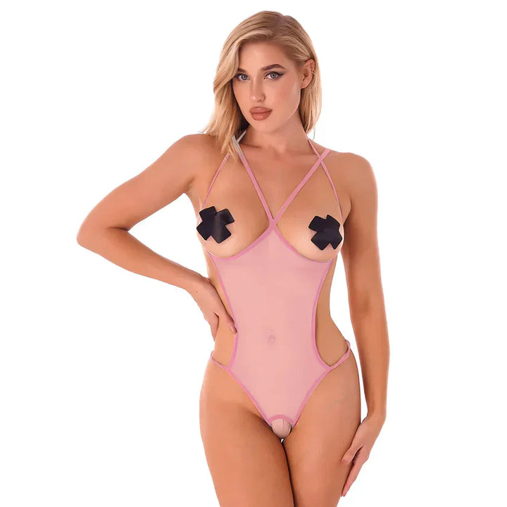 Body sin copa de malla Gabby