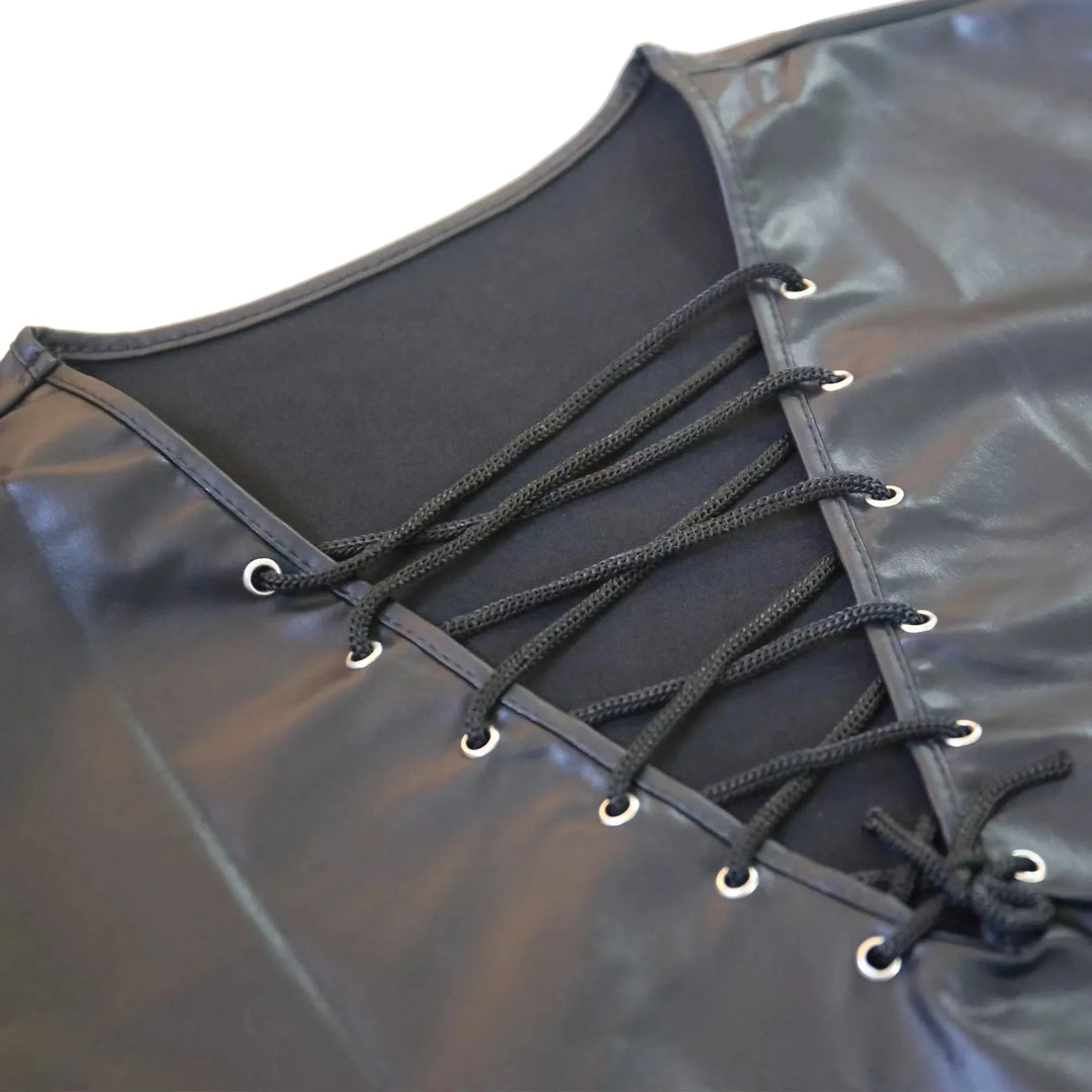 Camiseta de cuero de club nocturno 