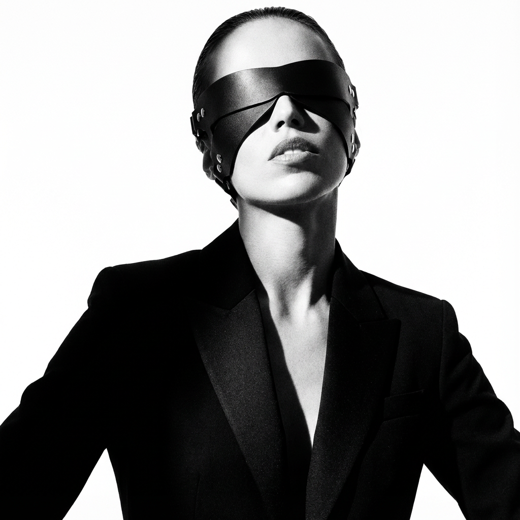 Máscara de cuero sexy