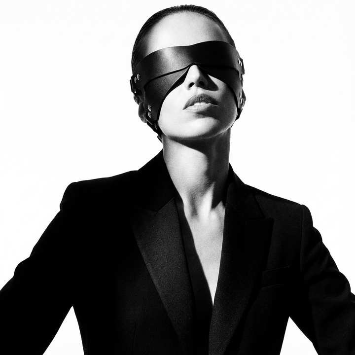 Máscara de cuero sexy