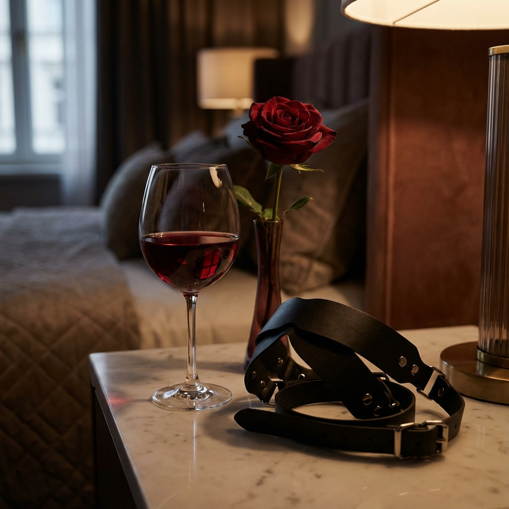 Máscara de cuero sexy