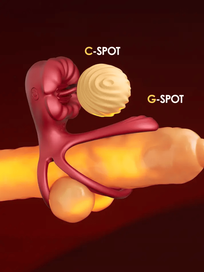 Vibrador impermeable KissMaster para parejas