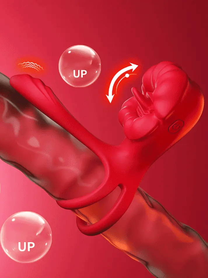 Vibrador impermeable KissMaster para parejas