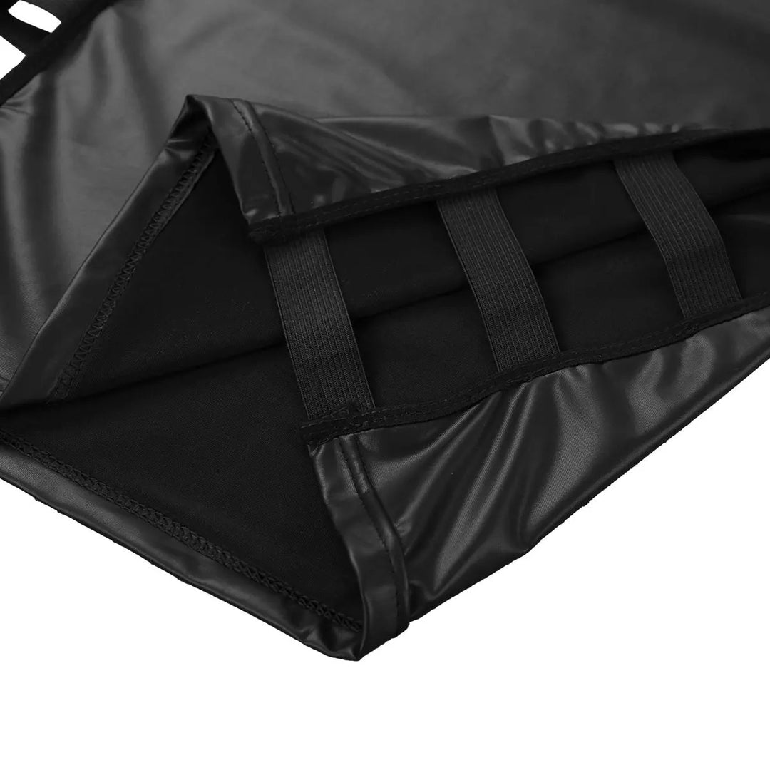 Camiseta de cuero elegante