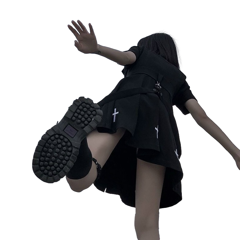 Mini vestido con lazo 