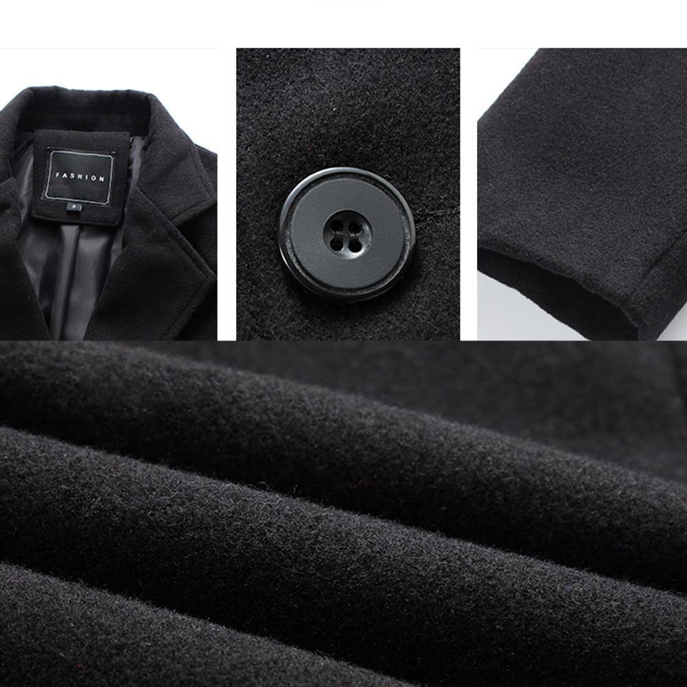 Abrigo de lana de invierno 