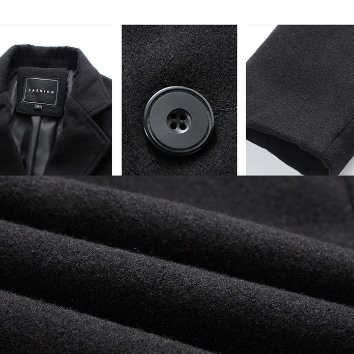 Abrigo de lana de invierno 