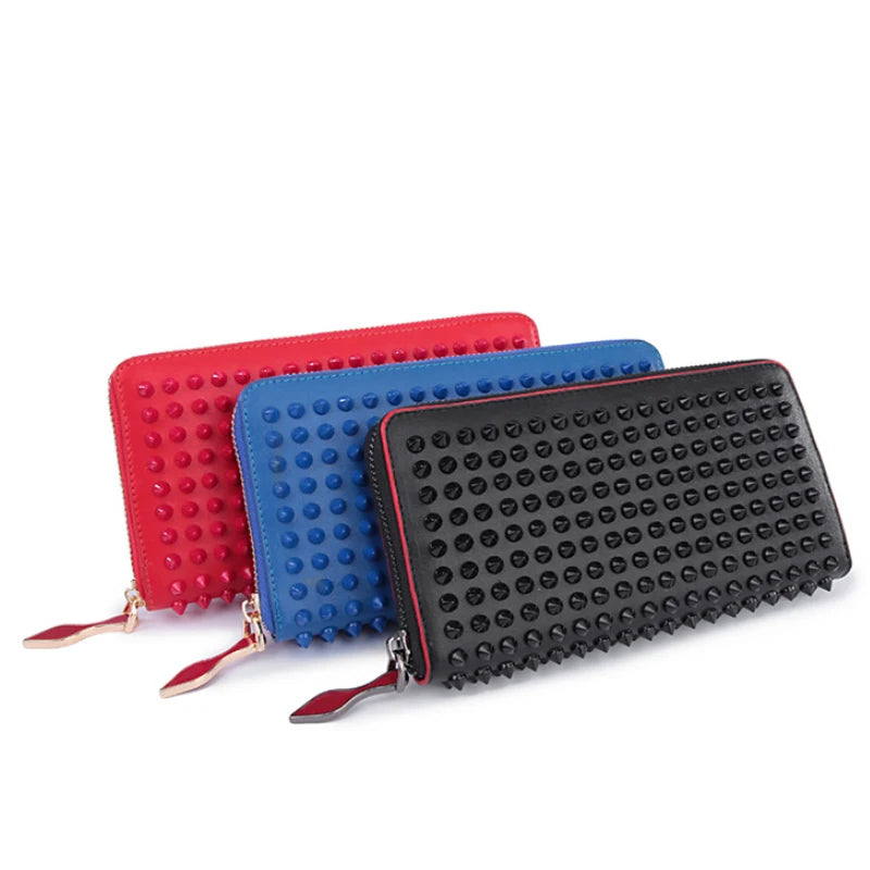 Cartera de cuero genuino 