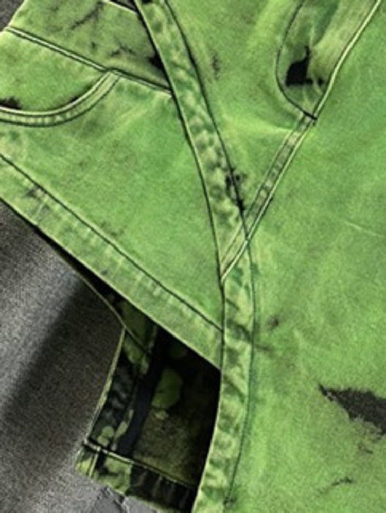 Falda vaquera de cintura alta 