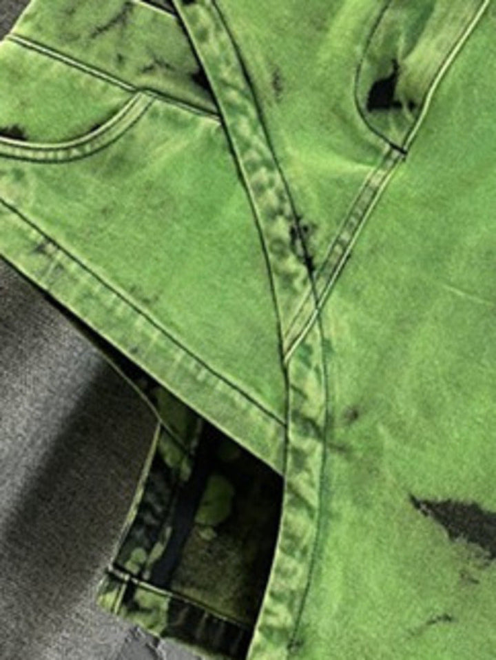 Falda vaquera de cintura alta 