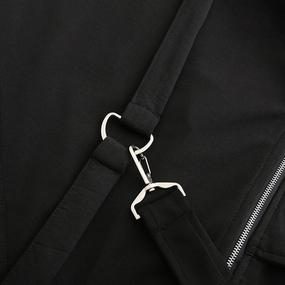 Chaqueta gótica con capucha 