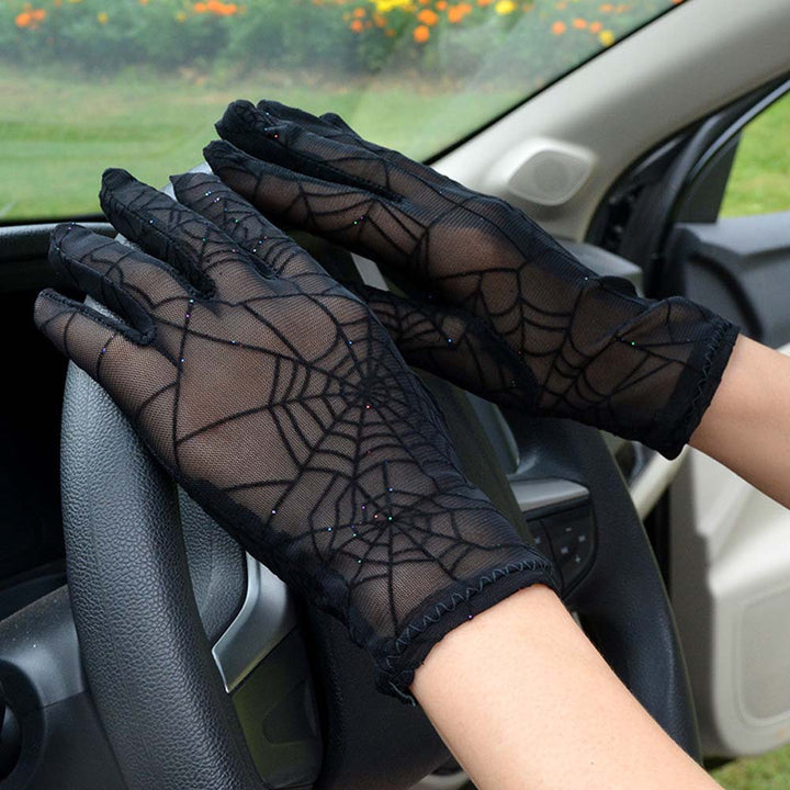 Guantes de telaraña para mujer