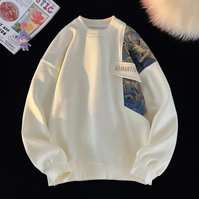 Sudadera romántica para hombre