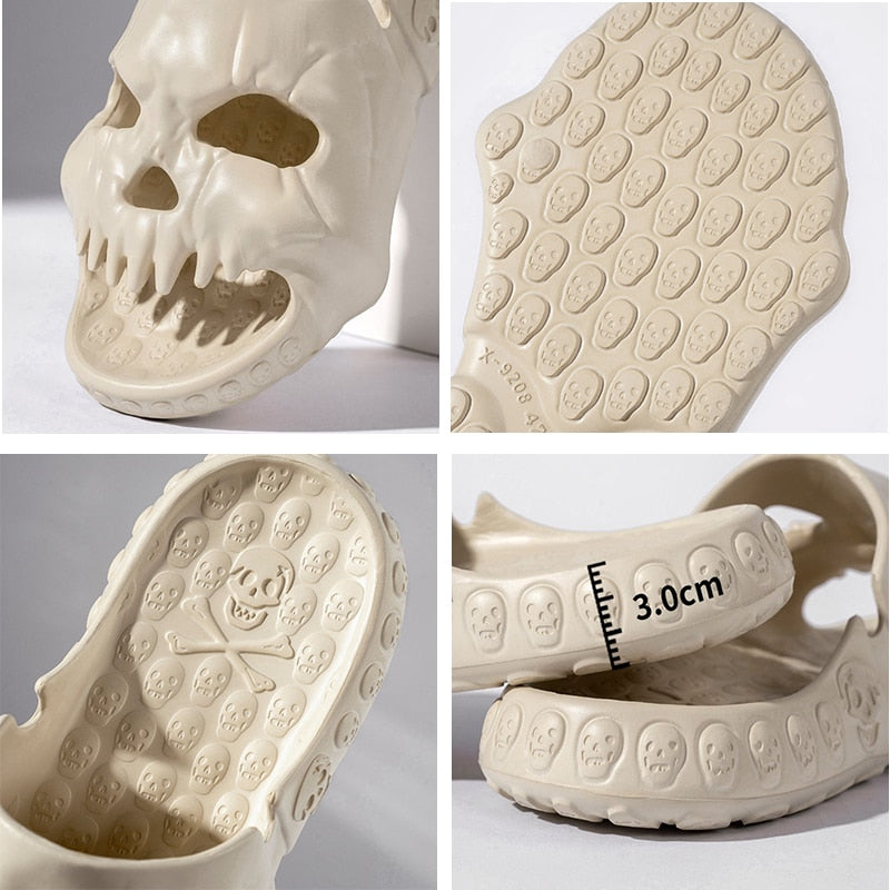 Zapatillas unisex con calavera