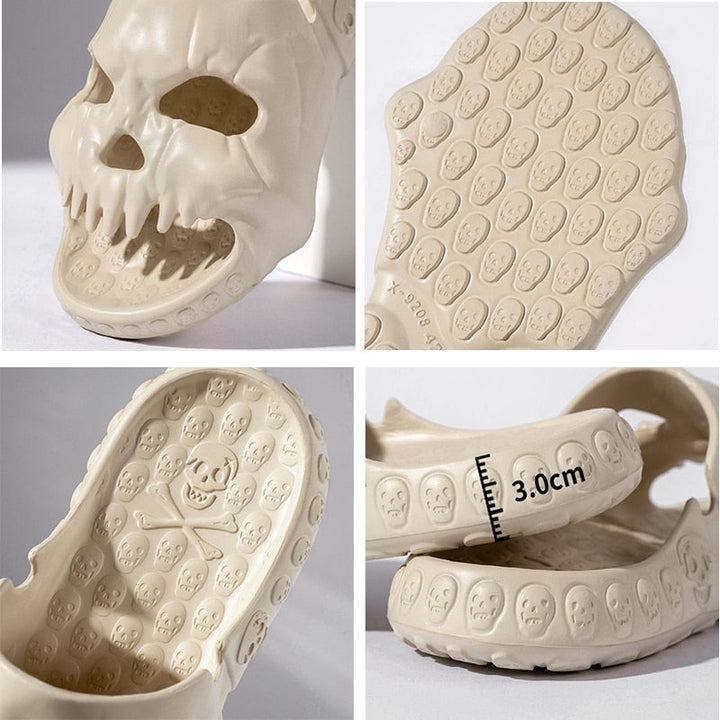 Zapatillas unisex con calavera