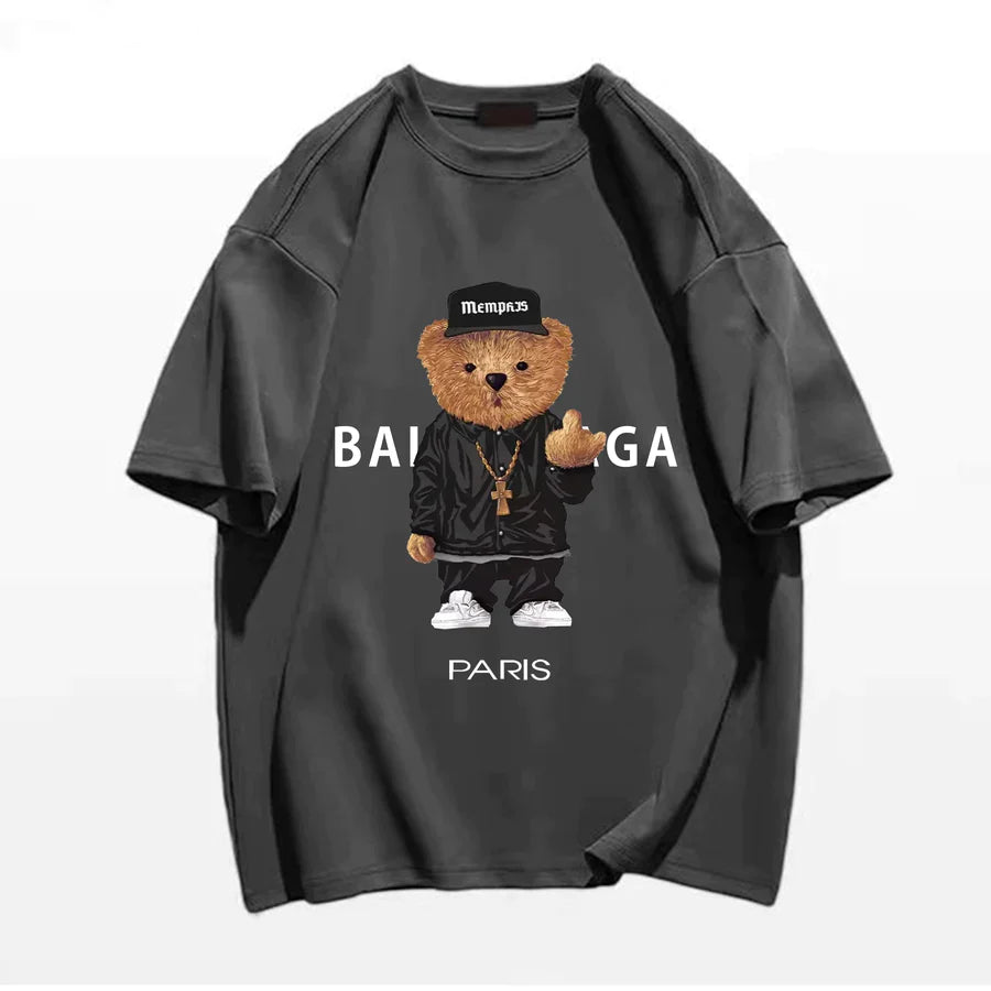Camiseta de oso de gran tamaño 