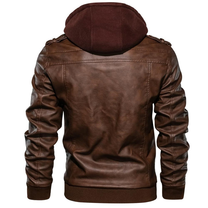 Chaqueta de cuero para hombre 