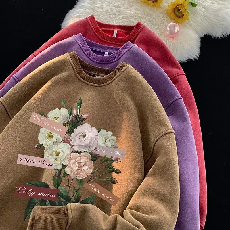 Vintage Floral Sweatshirt