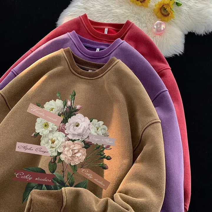 Vintage Floral Sweatshirt