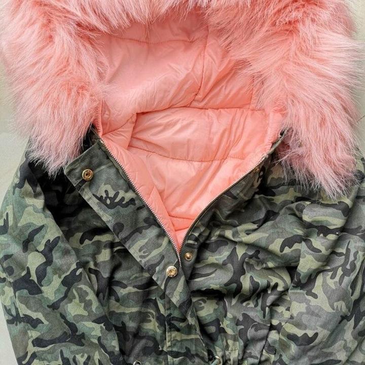 ABRIGO DE CAMUFLAJE DE INVIERNO