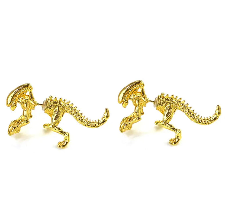 Pendientes de extraterrestre negro