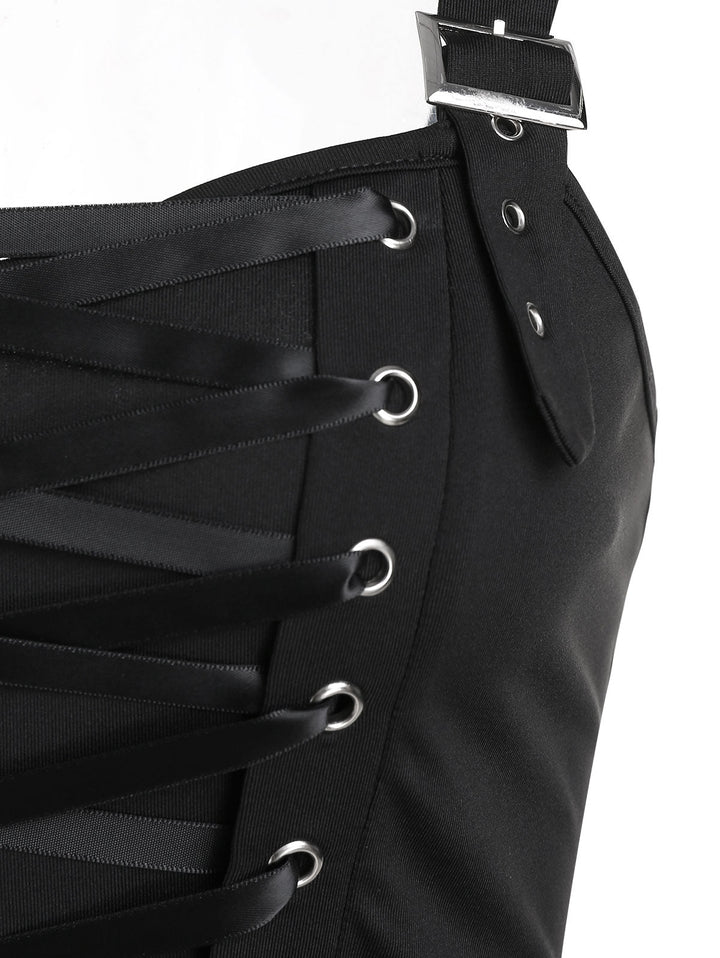 Vestido negro gótico