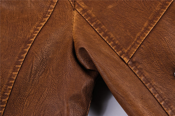 CHAQUETA DE CUERO CORTAVIENTOS