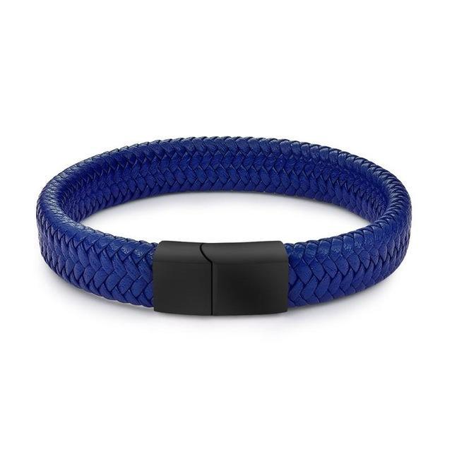 Pulsera de cuero trenzado