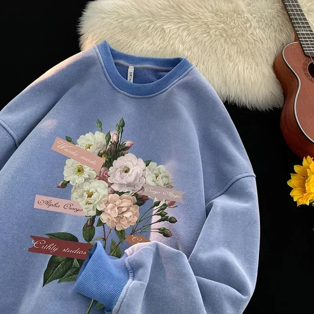 Vintage Floral Sweatshirt