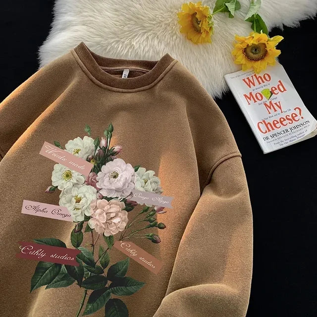 Vintage Floral Sweatshirt