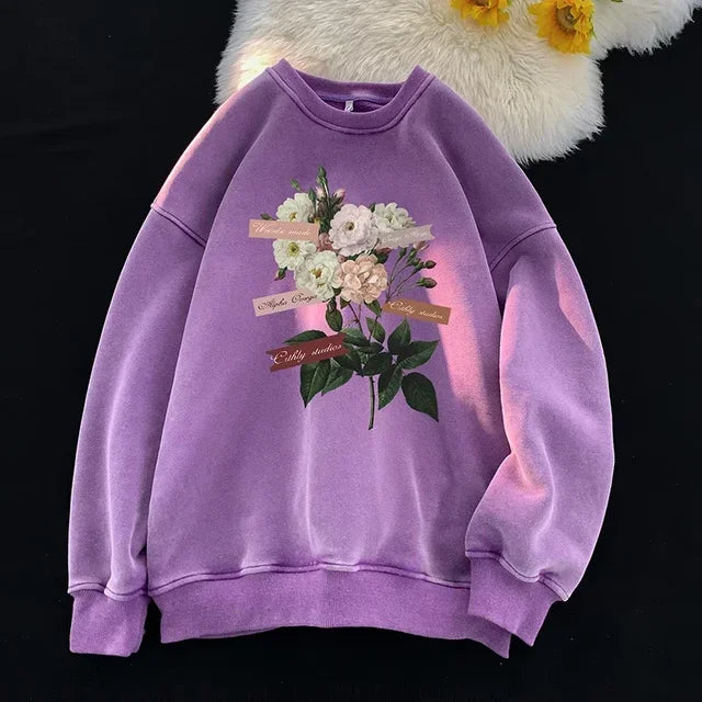 Vintage Floral Sweatshirt