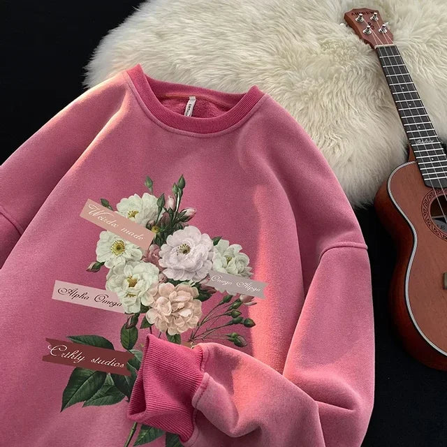 Vintage Floral Sweatshirt