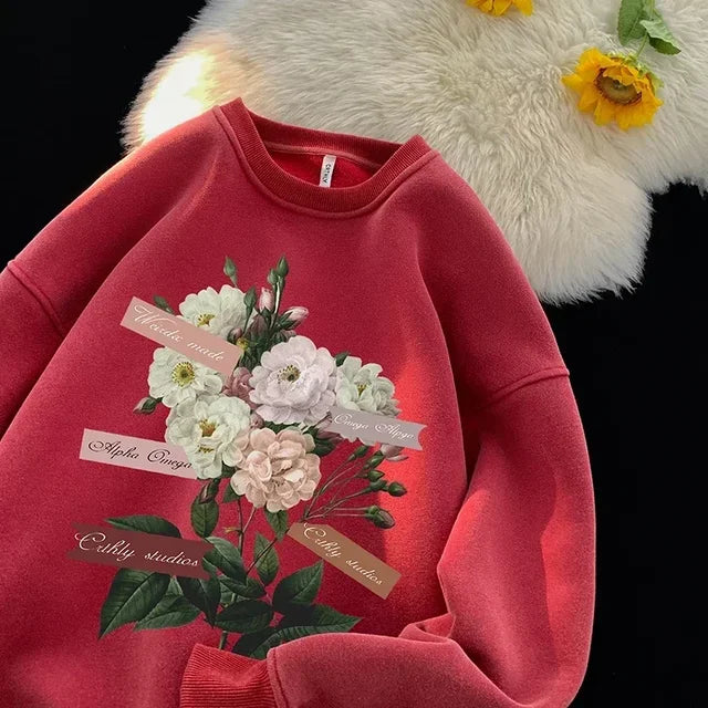 Vintage Floral Sweatshirt