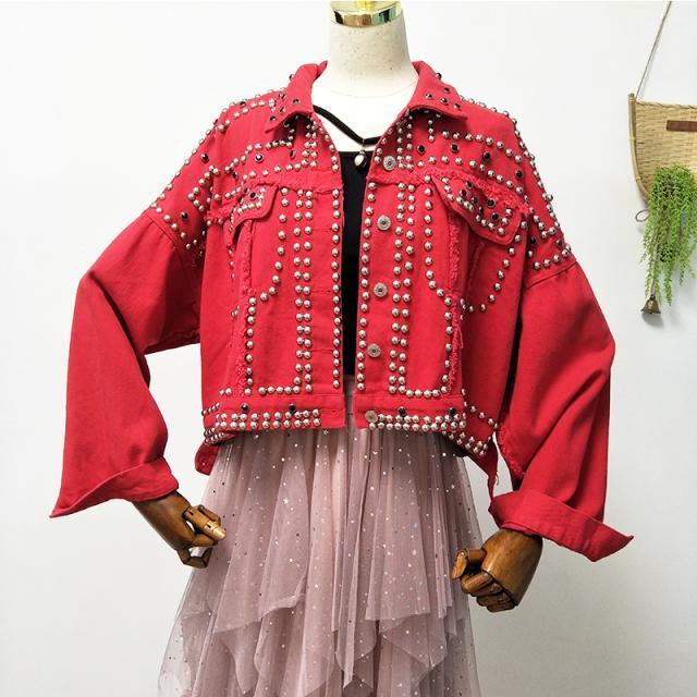 Chaqueta vaquera con pedrería