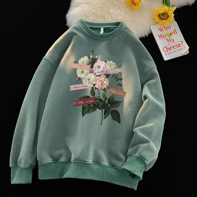 Vintage Floral Sweatshirt