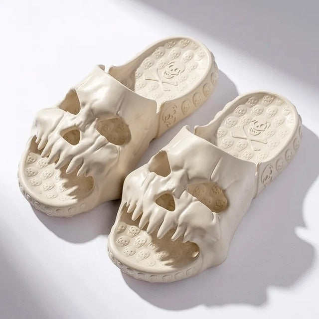 Zapatillas unisex con calavera
